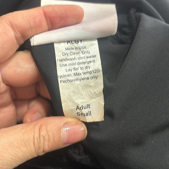 Algy black plush velvet lace and sequin performance dress size small - Picture 14 of 17